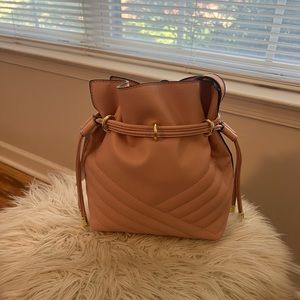 Pink cross body bag